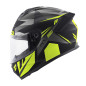 Casco Integrale Kappa KV51 ZENITH nero opaco / titanio / giallo fluo