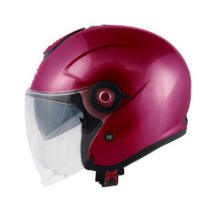 Kappa KV35 Double Visor Basic Bordeaux Lucido Casco Jet - Visenzi Motomarket