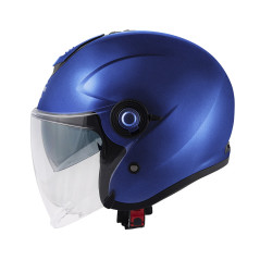 Kappa KV35 Double Visor Basic Blu Opaco Casco Jet - Visenzi Motomarket