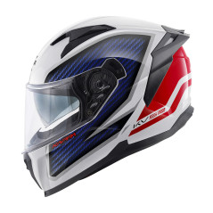 Casco Integrale Kappa KV52 Kronos bianco / blu / rosso - Visenzi Motomarket