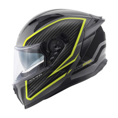Casco Integrale Kappa KV52 Kronos titanio / nero / giallo - Visenzi Motomarket