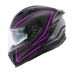 Casco Integrale Kappa KV52 Kronos nero / titanium / fucsia - Visenzi Motomarket