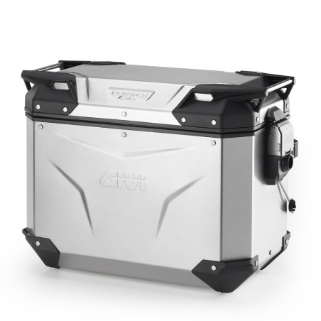 Right side case GIVI Trekker Outback EVO Smart Aluminum 44 lt.