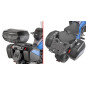 Attacco posteriore in alluminio (nero) per bauletto MONOKEY per BMW R 1300 RT (26) SRA5149