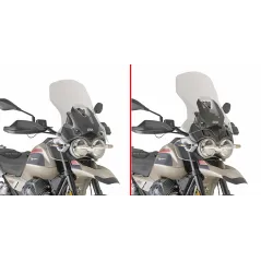 Cupolino specifico trasparente 58 x 45 cm (H x L) per Moto Guzzi V85 TT (24 - 25) D8209ST