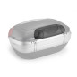 Backrest E111 Black / Gray in GIVI synthetic leather