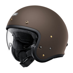 SHOEI J-O2 Jet Helmet Matt Brown - Visenzi Motomarket