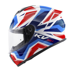 Casco Integrale Kappa KV51 Insert bianco / blu / rosso - Visenzi Motomarket
