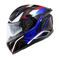 Casco Integrale Kappa KV52 Atlantic nero / blu / rosso - Visenzi Motomarket