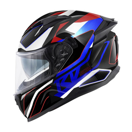 Casco Integrale Kappa KV52 Atlantic nero / blu / rosso - Visenzi Motomarket