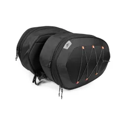 Coppia di borse laterali estensibili Kappa 30+30 lt K'STORMER STO102 - Visenzi Motomarket