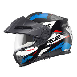 Casco Modulare SCHUBERTH E2 Trail Blue - Visenzi Motomarket