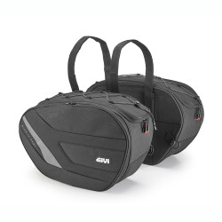 GIVI EASY11 25lt expandable side bags (pair) - Visenzi Motomarket