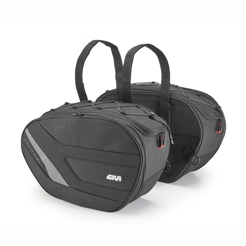 GIVI EASY11 25lt expandable side bags (pair) - Visenzi Motomarket
