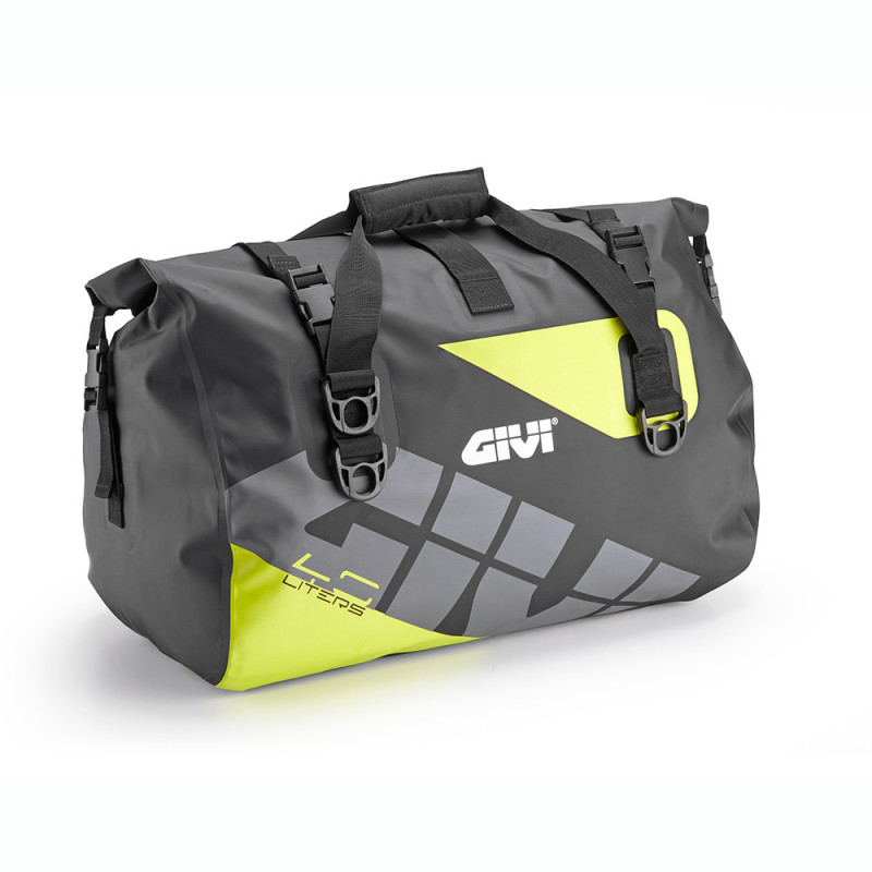 GIVI EA115GYB waterproof saddle bag, 40 ltr, grey and yellow pattern - Visenzi Motomarket GIVI EA115GYB waterproof saddle bag, 40 ltr, grey and yellow pattern - Visenzi Motomarket