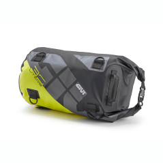 Waterproof GIVI 30L cargo bag for saddle or luggage rack. Grey/yellow graphics EA114GYB - Visenzi Motomarket