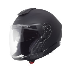 SCHUBERTH J2 Open Face Helmet, Matte Black - Visenzi Motomarket