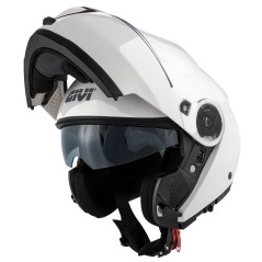GIVI X26 Solid Color glossy white modular helmet