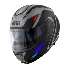 GIVI X26 Square Modular Helmet matt silver / black - Visenzi Motomarket