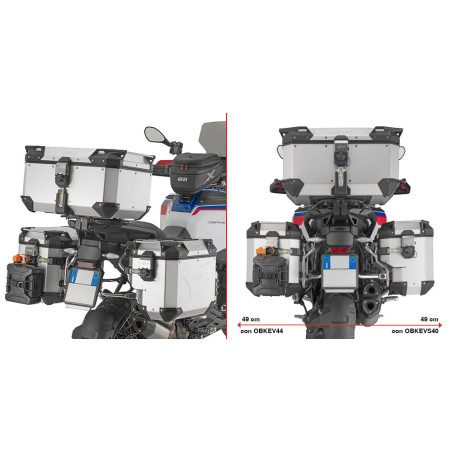 Portavaligie laterale per valigie o borse soffici MONOKEY per BMW R 1300 GS Adventure (25) PLOS5146CAMOX