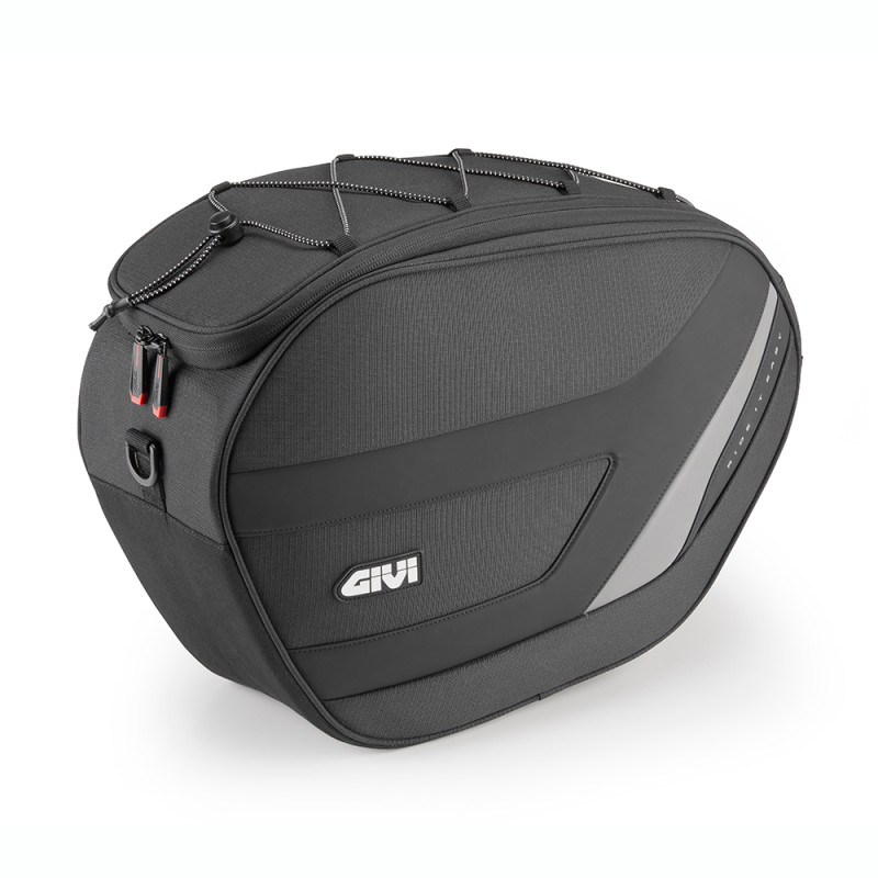 GIVI EASY12R 18 lt single left side soft bag with Stealth fixing system - Visenzi Motomarket
