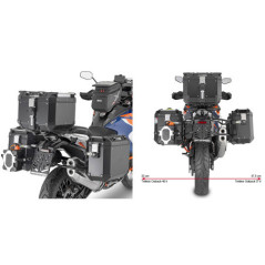 Portavaligie MONOKEY CAM-SIDE per KTM 1390 Super Adventure S / S Evo (26) PLO7713CAM