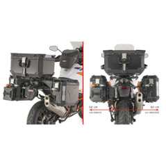 Portavaligie MONOKEY CAM-SIDE con lato destro scantonato per KTM 1390 Super Adventure S / S Evo (26) PLOS7713CAM
