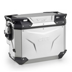Valigia laterale destra scantonata GIVI Trekker Outback EVO Smart Alluminio 40 lt.- Visenzi Motomarket