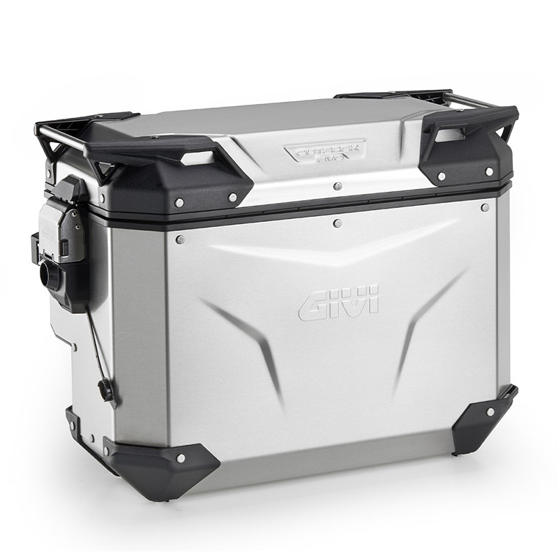 Valigia laterale destra scantonata GIVI Trekker Outback EVO Smart Alluminio 40 lt.- Visenzi Motomarket