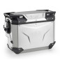 Valigia laterale destra scantonata GIVI Trekker Outback EVO Smart Alluminio 40 lt.