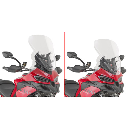 Cupolino specifico trasparente 56 x 42 cm (H x L) per Ducati Multistrada V2 / Multistrada V2S (25) D7416ST