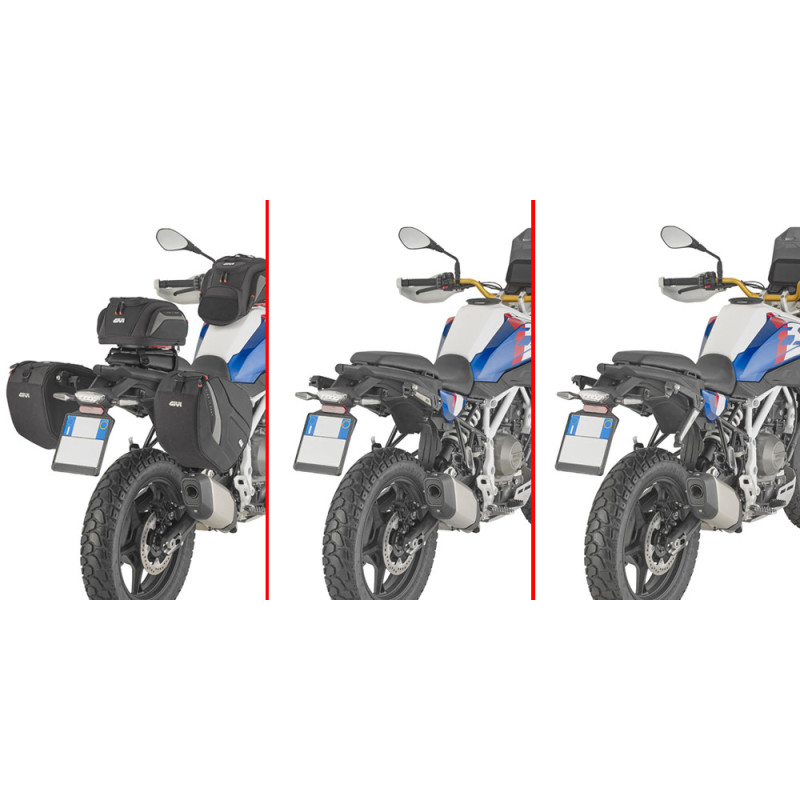 Coppia attacchi retraibili Stealth per borse EASY12 per BMW F 450 GS (26) STL5155