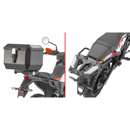 Attacco per bauletto MONOKEY o MONOLOCK per KTM 125-390 SMC R (26) SR7718