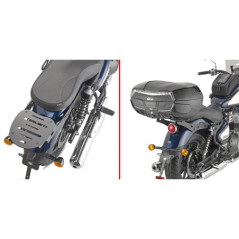 Attacco posteriore specifico per bauletto MONOKEY o MONOLOCK per Royal Enfield Super Meteor 650 (23) SR9060