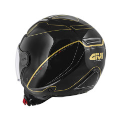 GIVI 11.7 Logic Casco Demi-Jet Nero / Titanio / Oro - Visenzi Motomarket