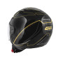 GIVI 11.7 Logic Casco Demi-Jet Nero / Titanio / Oro
