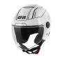 GIVI 11.7 Logic White / Black / Titanium Demi-Jet Helmet - Visenzi Motomarket