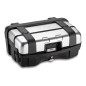 Coppia di valigie laterali GIVI Trekker TRK33N con finitura alluminio