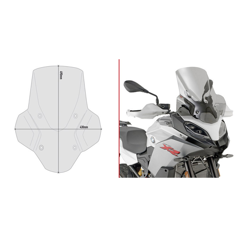 Cupolino specifico fumé per BMW F 900 XR (20)