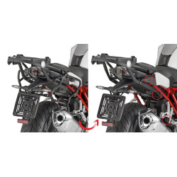 Portavaligie laterale a rimozione rapida per V35