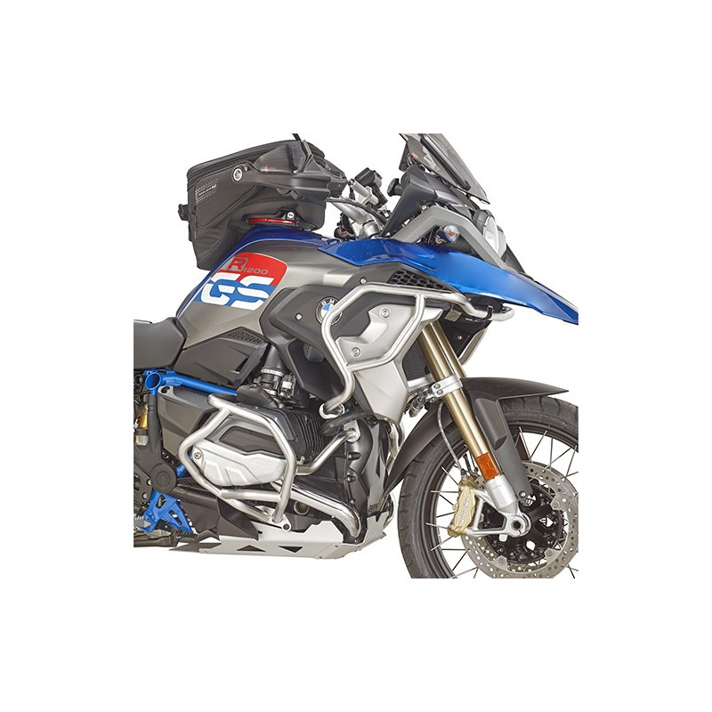 Paramotore tubolare specifico alto in acciaio inox per BMW R 1250 GS (19 - 21)