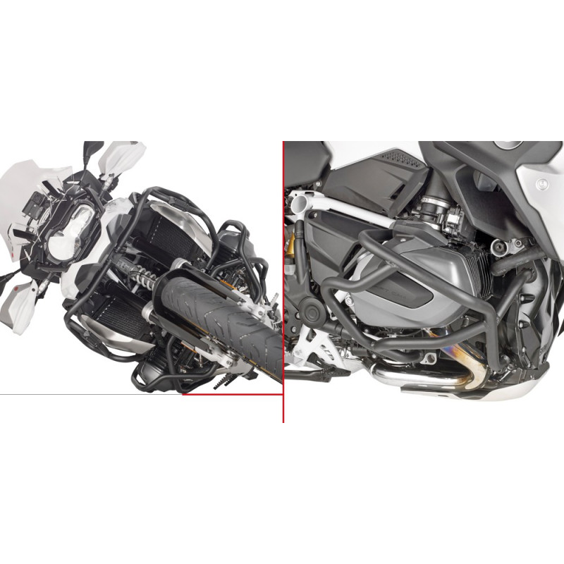 Paramotore tubolare specifico per BMW R 1250 GS (19 - 21)