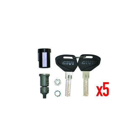 Kit unificazione chiavi Security Lock per 5 valigie