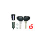Kit unificazione chiavi Security Lock per 5 valigie