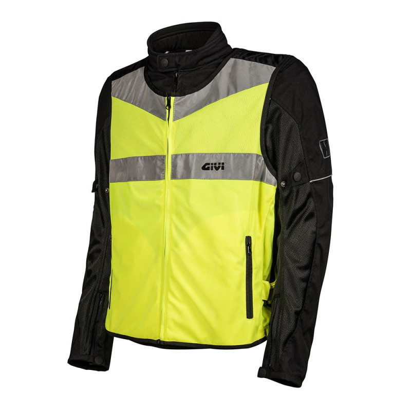 Gilet ad alta visibilità con bande riflettenti