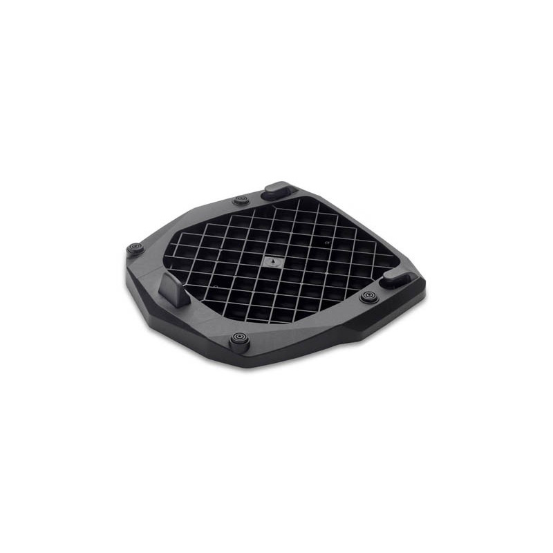 Piastra universale MONOKEY® per lutilizzo di un bauletto su moto e scooter già dotati di portapacchi Piastra universale MONOKEY® per lutilizzo di un bauletto su moto e scooter già dotati di portapacchi